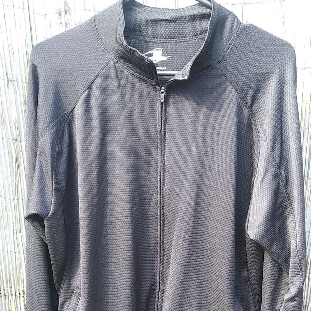 Russell Black Zip Up Lightweight Jacket - XL